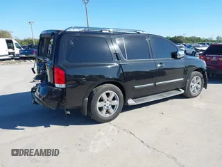 2011 Nissan Armada SV with VIN 5N1BA0ND7BN606270, listed as a IAAI auction lot 41599862 with 110,399 mi miles and . Bid and sale history available at DreamBid. Image 4.