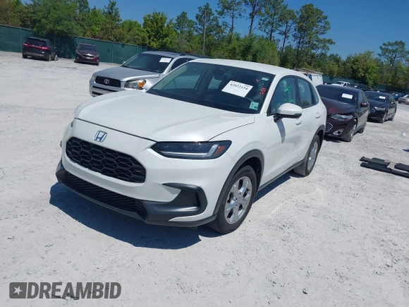 2023 Honda HR-V LX with VIN 3CZRZ1H33PM717656, listed as a IAAI auction lot 42022154 with 21,196 mi miles and . Bid and sale history available at DreamBid. Image 16.