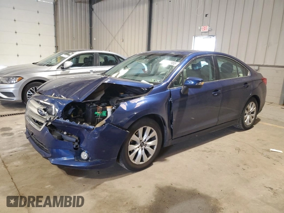 2015 Subaru Legacy Premium with VIN 4S3BNAH65F3002147, listed as a Copart auction lot 62460985 with 105,561 mi miles and Salvage title. Bid and sale history available at DreamBid. Image 1.