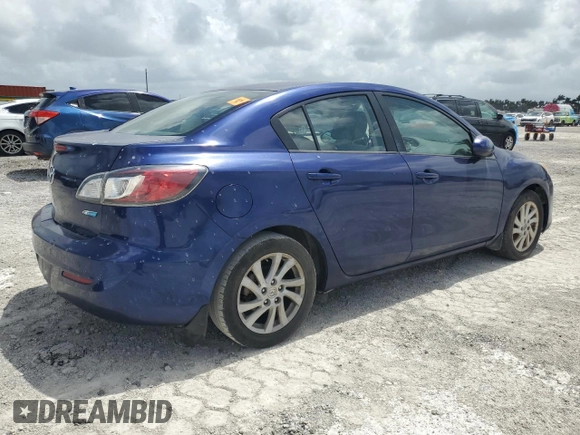 2012 Mazda 3 i Touring with VIN JM1BL1V79C1700075, listed as a Copart auction lot 59556135 with 131,600 mi miles and Clean title. Bid and sale history available at DreamBid. Image 3.