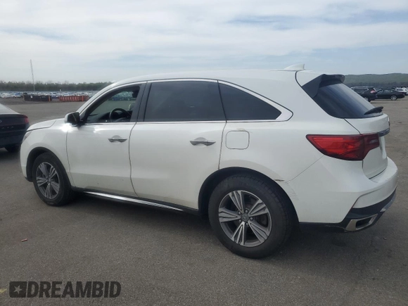 2019 Acura MDX with VIN 5J8YD4H39KL036141, listed as a Copart auction lot 53975845 with 93,346 mi miles and Salvage Title. Bid and sale history available at carsss.com. Image 2.
