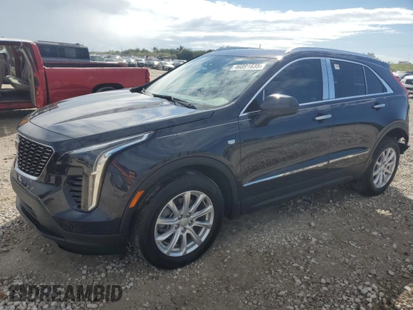 2023 Cadillac XT4 FWD Luxury with VIN 1GYAZAR4XPF104311, listed as a Copart auction lot 46891635 with 28,972 mi miles and Non repairable. Bid and sale history available at DreamBid. Image 1.