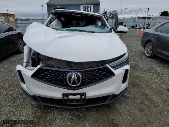 2023 Acura RDX w/A-Spec Package with VIN 5J8TC1H65PL000248, listed as a Copart auction lot 86764344 with 0 mi miles and Salvage Title. Bid and sale history available at carsss.com. Image 5.