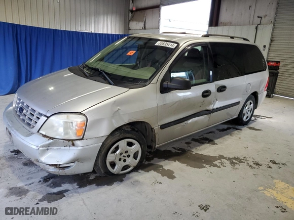 2004 Ford Freestar Wagon SE with VIN 2FMZA51634BA72234, listed as a Copart auction lot 85695414 with 0 mi miles and Salvage Title. Bid and sale history available at carsss.com. Image 1.