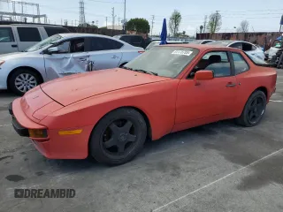 1985 Porsche 944 with VIN WP0AA0942FN454415, listed as a Copart auction lot 51178705 with 106,725 mi miles and Clean Title. Bid and sale history available at carsss.com. Image 1.