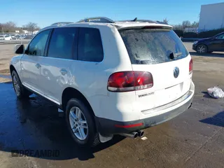 2008 Volkswagen Touareg V6 with VIN WVGBE77L48D033523, listed as a IAAI auction lot 41076281 with 202,286 mi miles and . Bid and sale history available at DreamBid. Image 3.