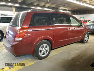 2008 Nissan Quest with VIN 5N1BV28U98N104347, listed as a Copart auction lot 82894454 with 114,144 mi miles and Salvage Title. Bid and sale history available at carsss.com. Image 3.