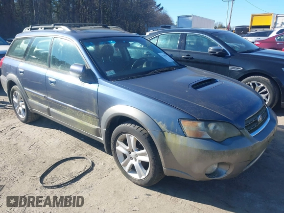 2005 Subaru Legacy Outback XT Limited with VIN 4S4BP67C554346628, listed as a IAAI auction lot 41741477 with 129,013 mi miles and . Bid and sale history available at DreamBid. Image 1.