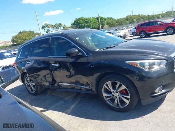 2015 Infiniti QX60 with VIN 5N1AL0MNXFC513454, listed as a IAAI auction lot 41843950 with 110,047 mi miles. Bid and sale history available at carsss.com. Image 13.