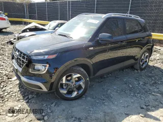 2024 Hyundai Venue SEL with VIN KMHRC8A35RU317408, listed as a Copart auction lot 48763715 with 8,449 mi miles and Salvage Title. Bid and sale history available at DreamBid. Image 1.