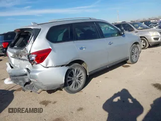 2019 Nissan Pathfinder S with VIN 5N1DR2MN7KC634430, listed as a IAAI auction lot 41289863 with 131,654 mi miles and . Bid and sale history available at DreamBid. Image 4.
