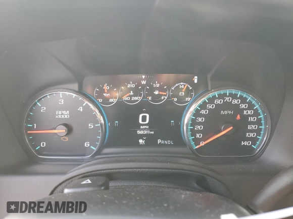 2018 GMC Yukon Denali with VIN 1GKS2CKJ1JR328166, listed as a Copart auction lot 45020505 with 58,311 mi miles and Salvage Title. Bid and sale history available at carsss.com. Image 9.