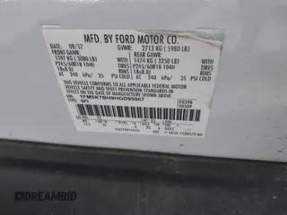2017 Ford Explorer с VIN 1FM5K7BH9HGD95967, выставлен на аукционе IAAI как лот 42501229 с пробегом 172 540 миль миль и . История ставок и продаж доступна на DreamBid. Изображение 9.