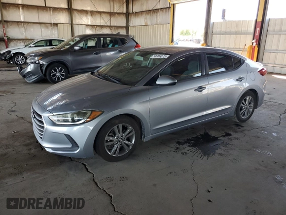 2017 Hyundai Elantra Limited with VIN 5NPD84LF0HH141215, listed as a Copart auction lot 53906375 with 101,141 mi miles and Salvage Title. Bid and sale history available at DreamBid. Image 1.