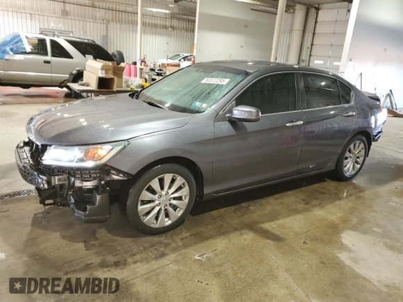 2013 Honda Accord EX-L with VIN 1HGCR2F8XDA170363, listed as a Copart auction lot 50372295 with 111,213 mi miles and Salvage Title. Bid and sale history available at DreamBid. Image 1.