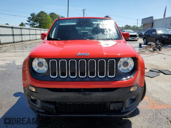 2018 Jeep Renegade Latitude with VIN ZACCJABB3JPG86304, listed as a Copart auction lot 52539445 with 80,200 mi miles and Salvage Title. Bid and sale history available at DreamBid. Image 5.