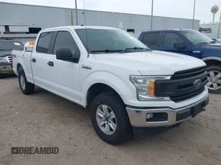 2018 Ford F-150 XL with VIN 1FTFW1E58JKE22834, listed as a IAAI auction lot 41923960 with 214,459 mi miles. Bid and sale history available at carsss.com. Image 1.