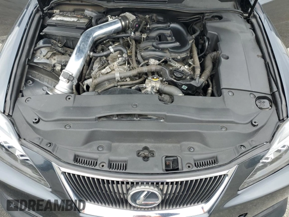 2008 Lexus IS 350 with VIN JTHBE262882013902, listed as a Copart auction lot 55874805 with 118,630 mi miles and Salvage title. Bid and sale history available at DreamBid. Image 11.