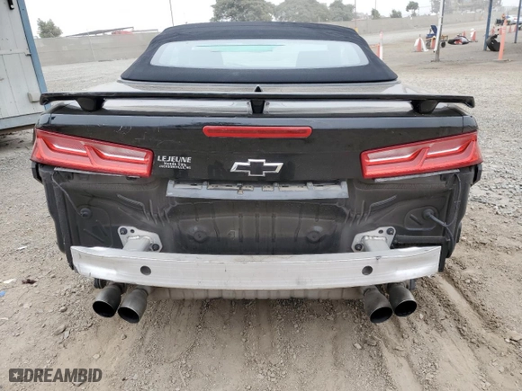 2017 Chevrolet Camaro 2LT with VIN 1G1FD3DS3H0124179, listed as a Copart auction lot 75369294 with 113,400 mi miles and Salvage Title. Bid and sale history available at carsss.com. Image 6.