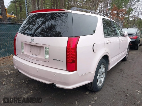 2008 Cadillac SRX AWD with VIN 1GYEE437680129213, listed as a IAAI auction lot 41493519 with 37,704 mi miles. Bid and sale history available at carsss.com. Image 4.