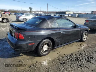 1998 Ford Mustang with VIN 1FAFP4449WF153210, listed as a Copart auction lot 44126725 with 143,249 mi miles and Salvage Title. Bid and sale history available at carsss.com. Image 3.