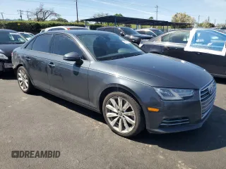 2017 Audi A4 Premium with VIN WAUGNAF40HN016369, listed as a Copart auction lot 51711855 with 88,208 mi miles and Salvage Title. Bid and sale history available at carsss.com. Image 4.