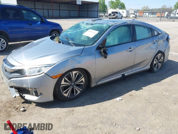 2017 Honda Civic Sedan EX-T with VIN 19XFC1F30HE013214, listed as a IAAI auction lot 41931716 with 185,215 mi miles. Bid and sale history available at carsss.com. Image 19.
