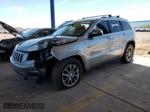 2014 Jeep Grand Cherokee Limited with VIN 1C4RJFBG1EC356240, listed as a Copart auction lot 54366445 with 127,829 mi miles and Salvage Title. Bid and sale history available at DreamBid. Image 1.