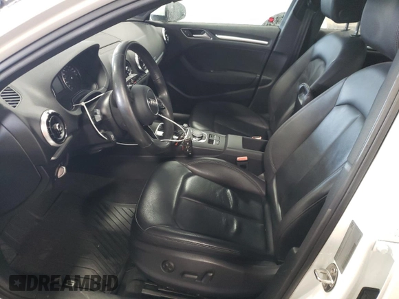 2017 Audi A3 Sedan Premium Plus with VIN WAUGUGFFXH1032772, listed as a Copart auction lot 63708014 with 41,448 mi miles and Salvage Title. Bid and sale history available at carsss.com. Image 7.