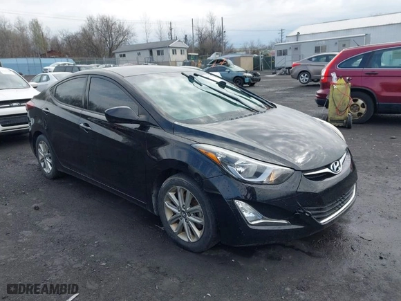2014 Hyundai Elantra SE with VIN KMHDH4AE7EU106114, listed as a IAAI auction lot 42028273 with 147,578 mi miles. Bid and sale history available at carsss.com. Image 1.