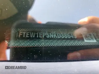 2022 Ford F-150 XL z VIN 1FTEW1EP5NKD38649, wystawiony jako Copart lot #65584685 z przebiegiem 76 918 mil mil oraz Szkoda całkowita • Salvage title. Historia ofert i sprzedaży dostępna na DreamBid. Obrazek 13.