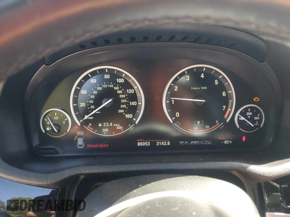 2017 BMW X4 M40i with VIN 5UXXW7C50H0U25192, listed as a Copart auction lot 75571164 with 86,053 mi miles and Salvage Title. Bid and sale history available at carsss.com. Image 9.