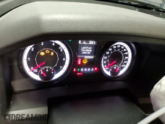 2016 Ram 1500 SLT with VIN 1C6RR6GT0GS231471, listed as a Copart auction lot 65574194 with 62,266 mi miles and Salvage title. Bid and sale history available at DreamBid. Image 9.