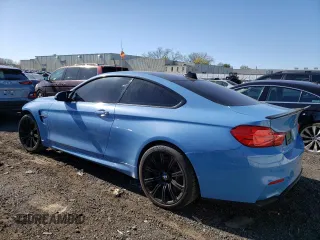 2017 BMW M4 with VIN WBS3R9C54HK709747, listed as a Copart auction lot 51333074 with 77,961 mi miles and Salvage Title. Bid and sale history available at carsss.com. Image 2.