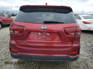 2019 Kia Sorento LX z VIN 5XYPGDA51KG468487, wystawiony jako Copart lot #55267365 z przebiegiem 112 479 mil mil oraz Szkoda całkowita • Salvage title. Historia ofert i sprzedaży dostępna na DreamBid. Obrazek 6.