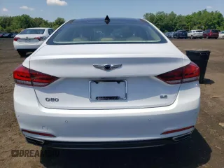 2018 Genesis G80 3.8L z VIN KMHGN4JE5JU268761, wystawiony jako Copart lot #61796625 z przebiegiem 46 868 mil mil oraz Szkoda całkowita • Salvage title. Historia ofert i sprzedaży dostępna na DreamBid. Obrazek 6.