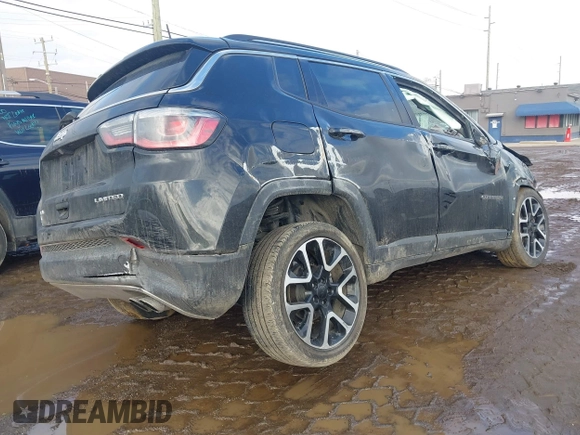2021 Jeep Compass Limited with VIN 3C4NJDCB1MT522099, listed as a IAAI auction lot 41680834 with 44,110 mi miles and . Bid and sale history available at DreamBid. Image 4.