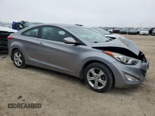2013 Hyundai Elantra Coupe GS with VIN KMHDH6AE9DU014951, listed as a Copart auction lot 85046264 with 82,059 mi miles and Salvage Title. Bid and sale history available at carsss.com. Image 4.