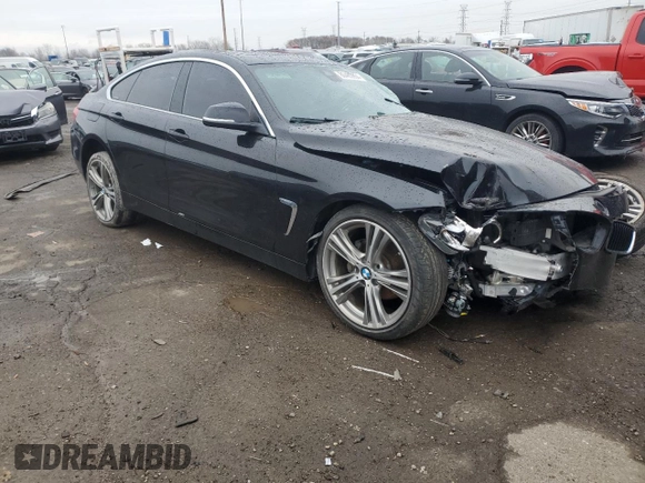 2016 BMW 4 Series 428i xDrive with VIN WBA4C9C54GG140880, listed as a Copart auction lot 80485954 with Not provided miles and Clean title. Bid and sale history available at DreamBid. Image 4.