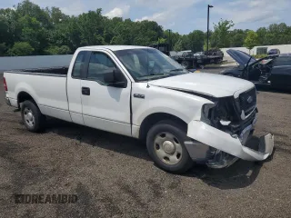 2005 Ford F-150 XL with VIN 1FTVF12585NA40842, listed as a Copart auction lot 61728465 with 288,002 mi miles and Salvage title. Bid and sale history available at DreamBid. Image 4.