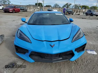 2022 Chevrolet Corvette 1LT with VIN 1G1YA2D42N5119843, listed as a Copart auction lot 41705625 with 45,415 mi miles and Salvage Title. Bid and sale history available at carsss.com. Image 5.