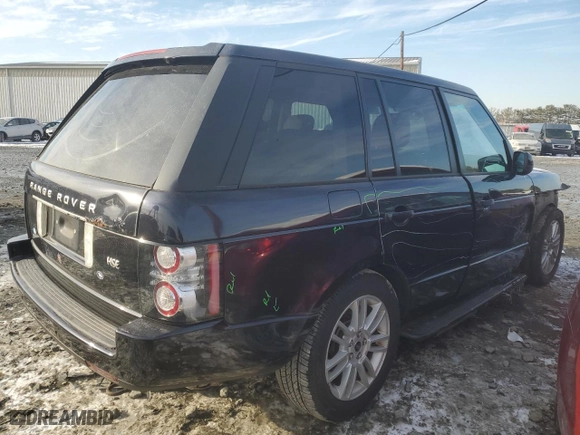 2012 Land Rover Range Rover HSE with VIN SALME1D42CA361565, listed as a Copart auction lot 42120815 with 0 mi miles and Salvage Title. Bid and sale history available at carsss.com. Image 3.