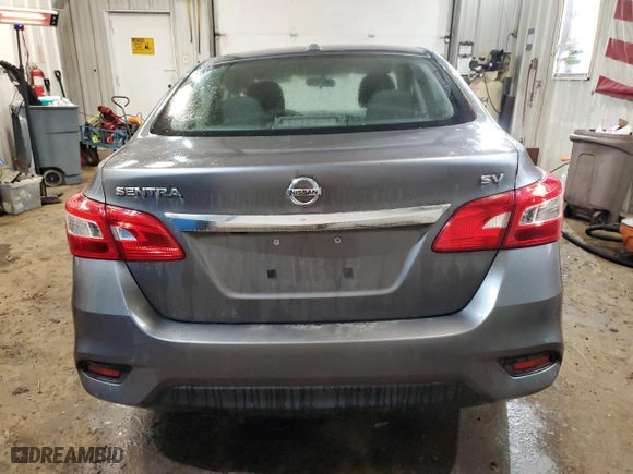 2019 Nissan Sentra SV with VIN 3N1AB7AP9KY284906, listed as a Copart auction lot 49923225 with 41,281 mi miles and Salvage Title. Bid and sale history available at carsss.com. Image 6.