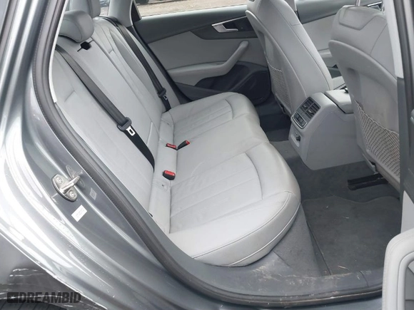 2019 Audi A4 Premium Plus with VIN WAUENAF4XKA110412, listed as a IAAI auction lot 41645850 with 54240 miles. Bid and sale history available at carsss.com. Image 8.