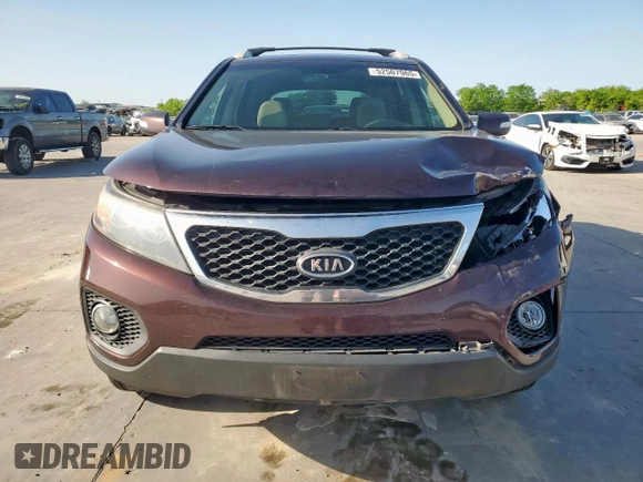 2013 Kia Sorento LX with VIN 5XYKT3A62DG343462, listed as a Copart auction lot 52507065 with 128,368 mi miles and Clean title. Bid and sale history available at DreamBid. Image 5.