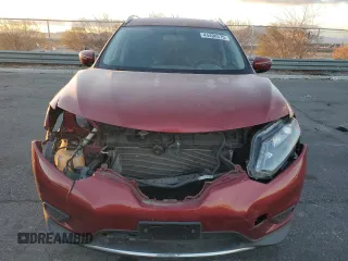 2016 Nissan Rogue SV with VIN KNMAT2MTXGP630315, listed as a Copart auction lot 44406575 with 99,976 mi miles and Salvage Title. Bid and sale history available at DreamBid. Image 5.