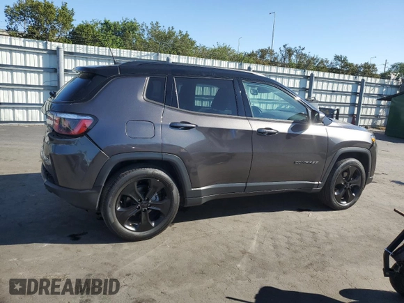 2019 Jeep Compass Altitude with VIN 3C4NJCBBXKT676691, listed as a Copart auction lot 48334295 with 62,156 mi miles and Salvage Title. Bid and sale history available at carsss.com. Image 3.