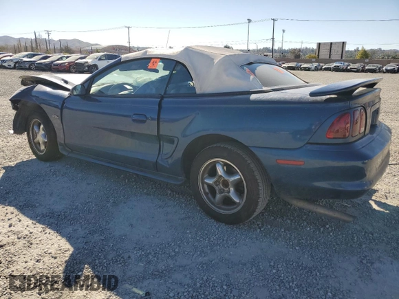 1998 Ford Mustang GT with VIN 1FAFP45X2WF107243, listed as a Copart auction lot 46116355 with 87,830 mi miles and Salvage Title. Bid and sale history available at carsss.com. Image 2.