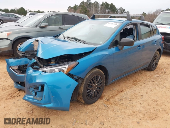 2019 Subaru Impreza with VIN 4S3GTAA64K3718084, listed as a IAAI auction lot 41726910 with 56,523 mi miles and . Bid and sale history available at DreamBid. Image 17.