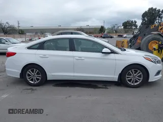 2017 Hyundai Sonata SE with VIN 5NPE24AF8HH595026, listed as a IAAI auction lot 41906112 with 165,519 mi miles. Bid and sale history available at carsss.com. Image 13.